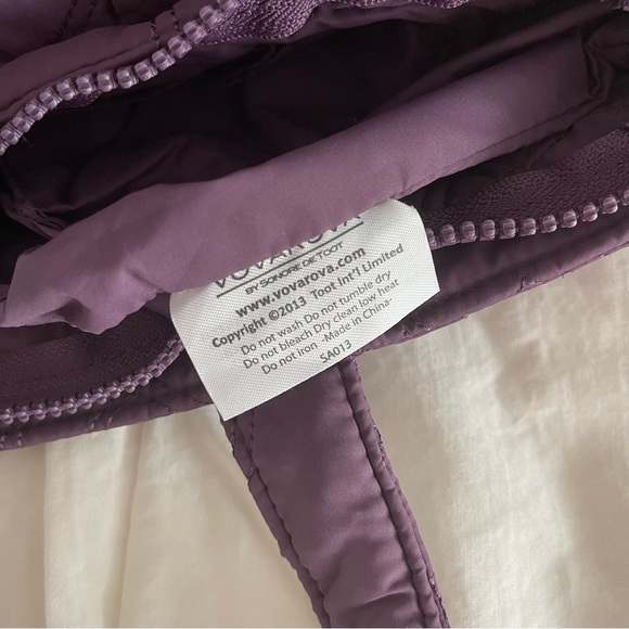 Vovarova Small Tote Bag Purple - Picture 8 of 9